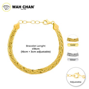 WAH CHAN S925 ITALIAN Silver Bracelet - NSBCC1001