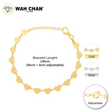WAH CHAN S925 ITALIAN Silver Bracelet - NSBCC1006