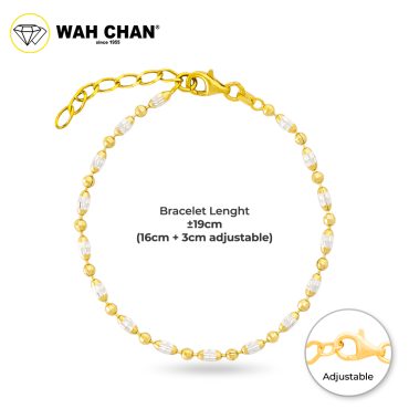 WAH CHAN S925 ITALIAN Silver Bracelet - Biji Sawi NSBCRS005