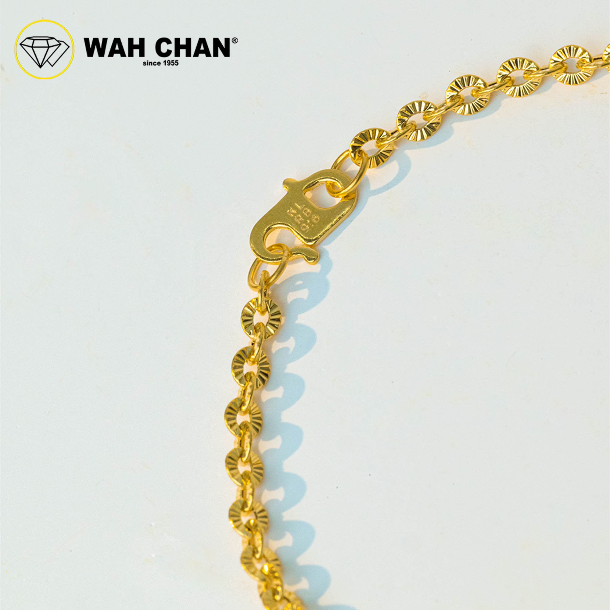 WAH CHAN 916 Gold Bracelet - Gelang Polo Sunflower Boba OSB1301 - Image 3