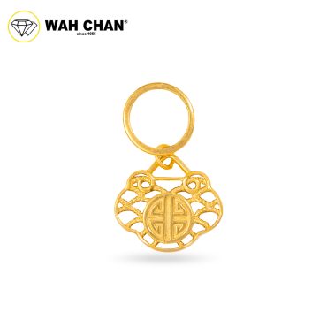 WAH CHAN 916 Gold Pendant - RUYI OSP1316