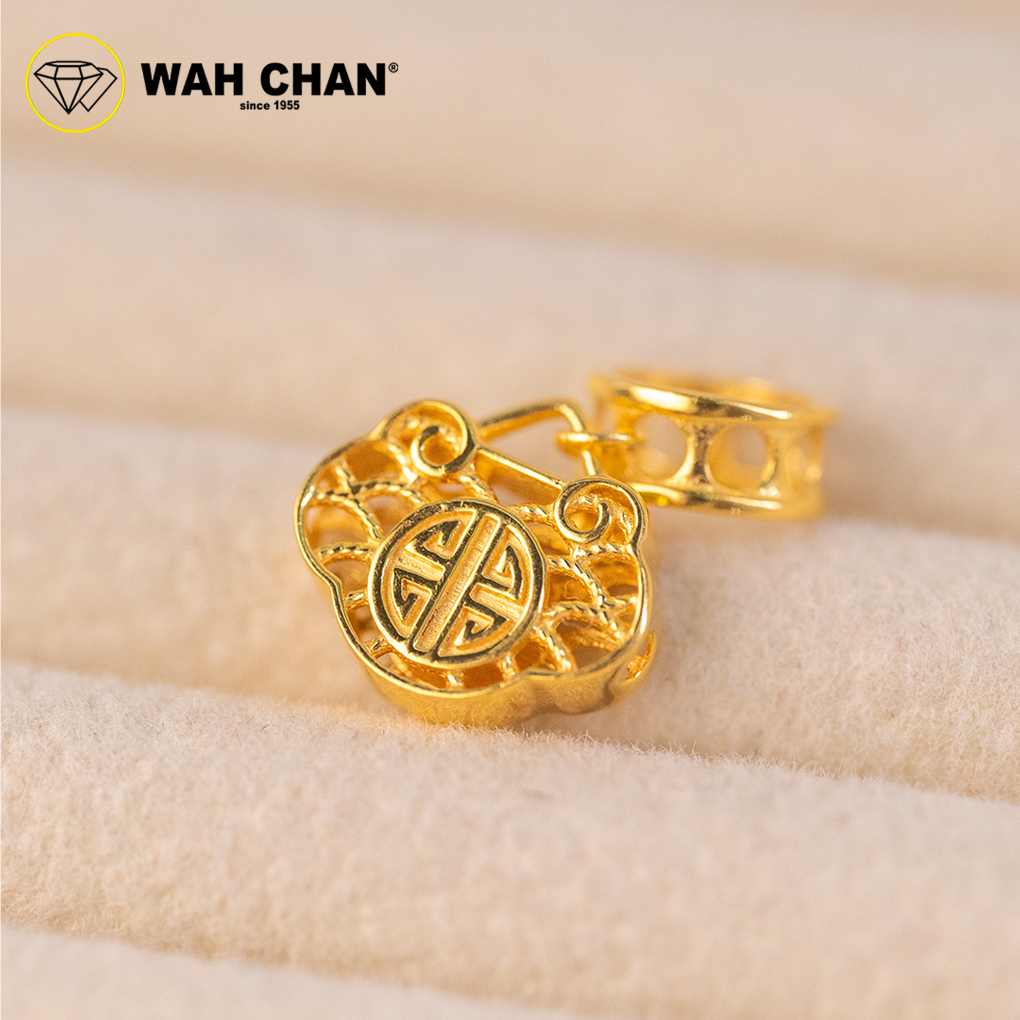 WAH CHAN 916 Gold Pendant - RUYI OSP1316 - Image 2