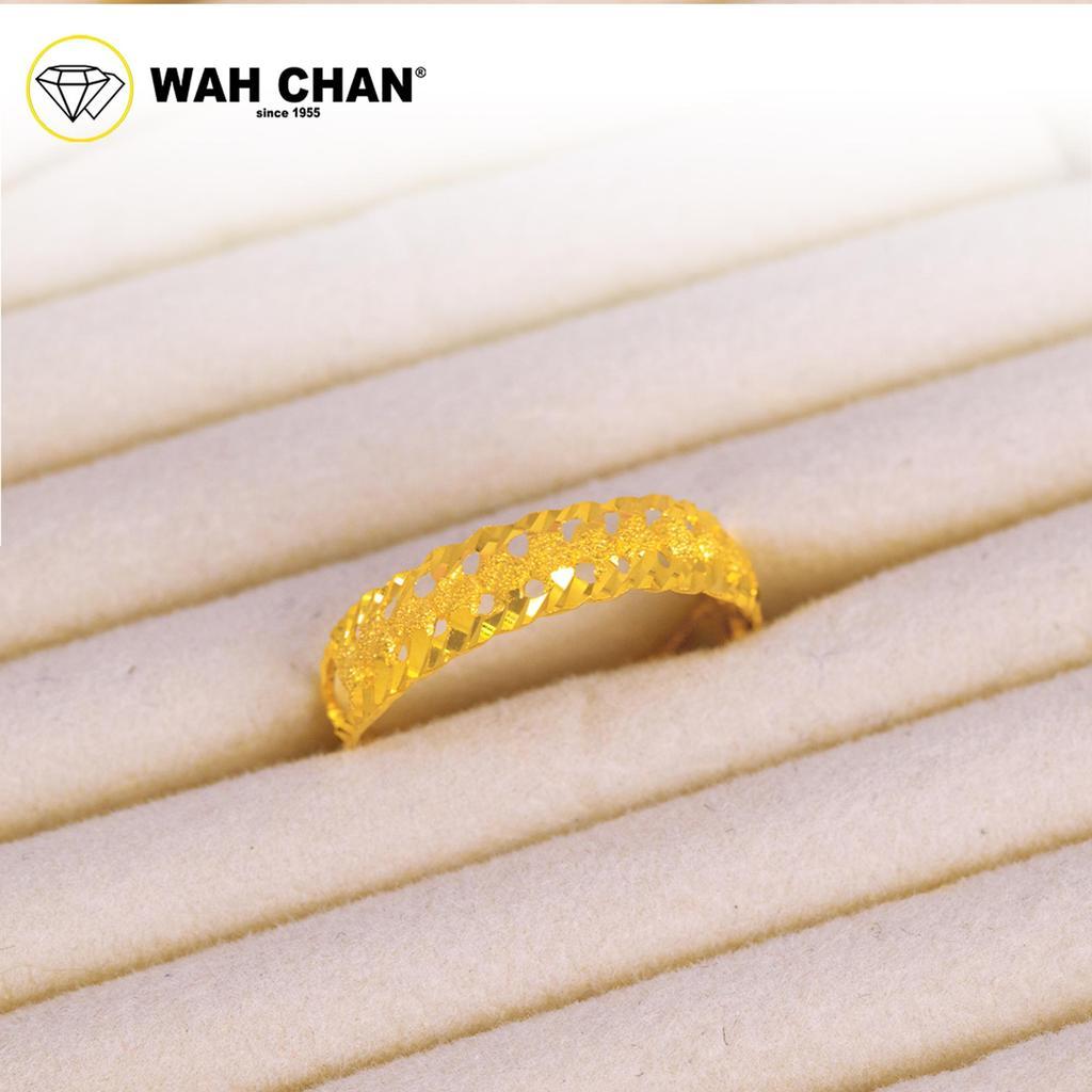 WAH CHAN 375 Gold Ring - Cincin Kait Pasir 9KR005 - Image 3