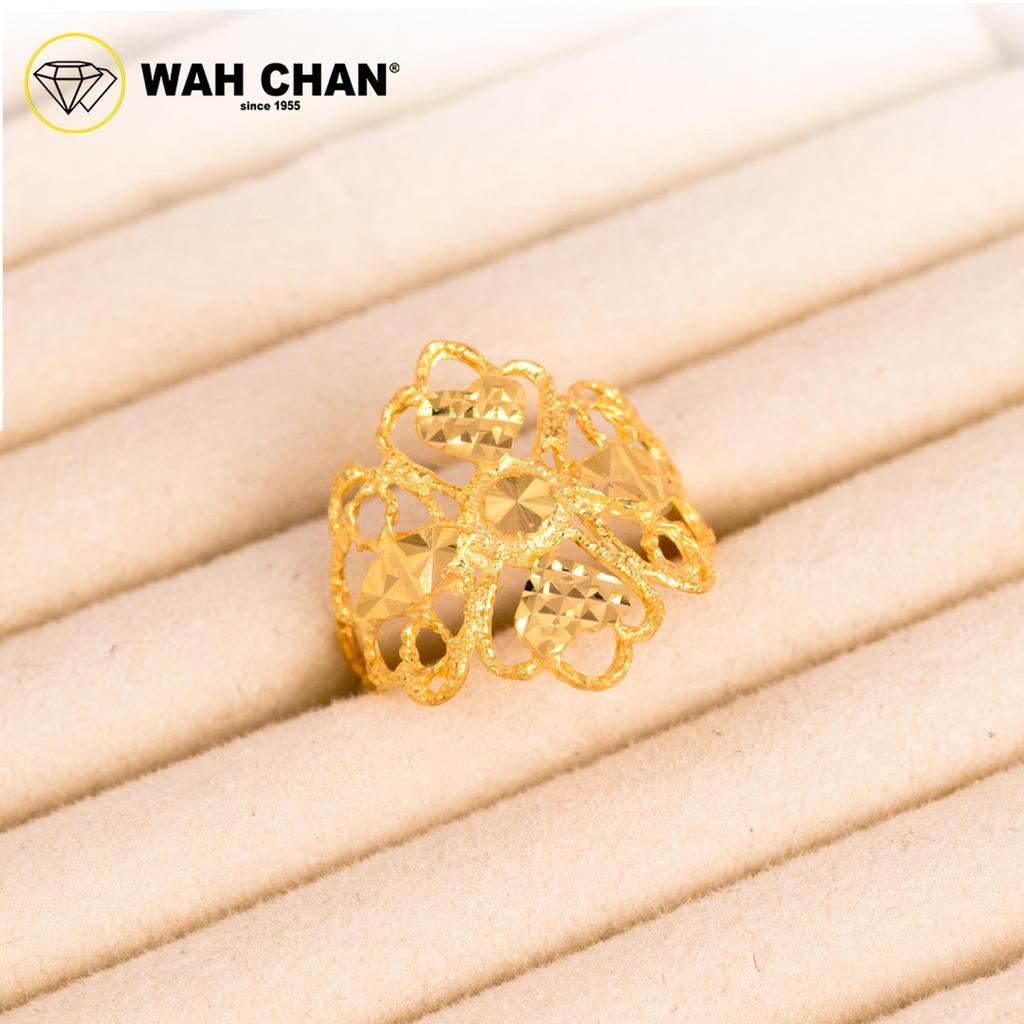 WAH CHAN 375 Gold Ring - Cincin Bunga 9KR003 - Image 6