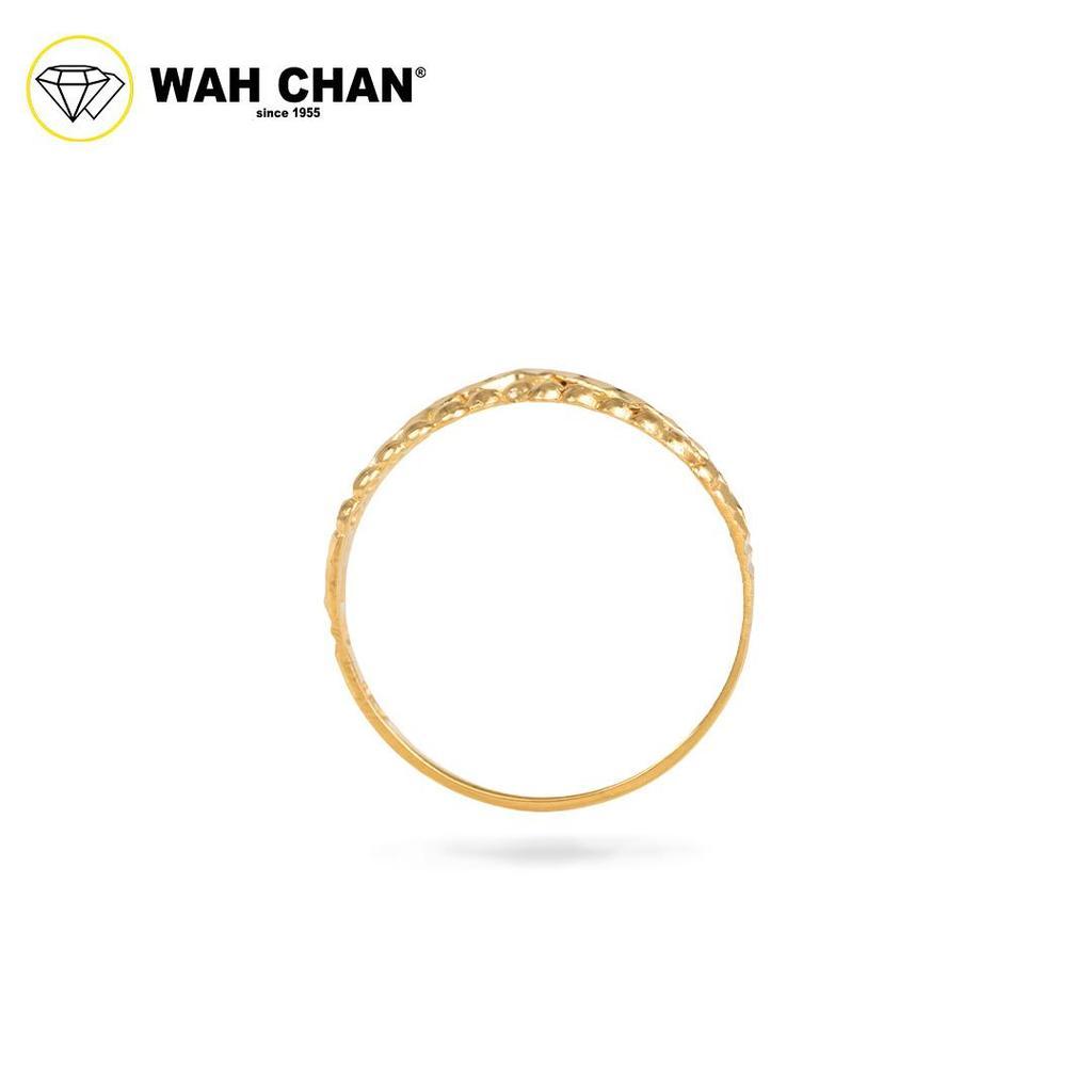 WAH CHAN 375 Gold Ring - Cincin V 9KR007 - Image 2