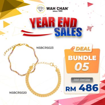 WAH CHAN S925 Sterling ITALIAN Silver Bracelet Bundle Deals 05 - NSBCRS023 + NSBCRS020