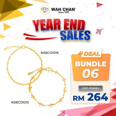 WAH CHAN S925 Sterling ITALIAN Silver Bracelet Bundle Deals 06 - NSBC01016 + NSBCO1013