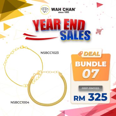 WAH CHAN S925 Sterling ITALIAN Silver Bracelet Bundle Deals 07 - NSBCC1004 + NSBCC1023