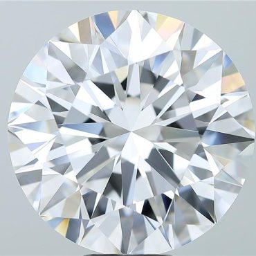 GIA - 12.07 Carat ROUND D VVS2 EX EX EX NON