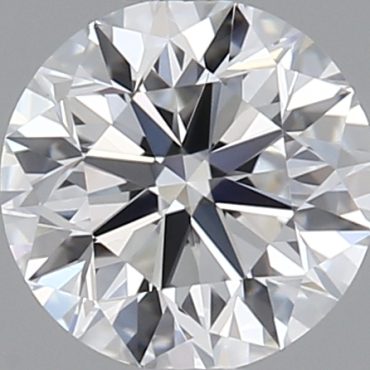 GIA - 0.50 Carat ROUND E VS1 VG VG VG NON