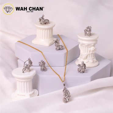 WAH CHAN S925 Sterling Silver 12 Chinese Zodiac Sign Animals Charm Pendant Collection
