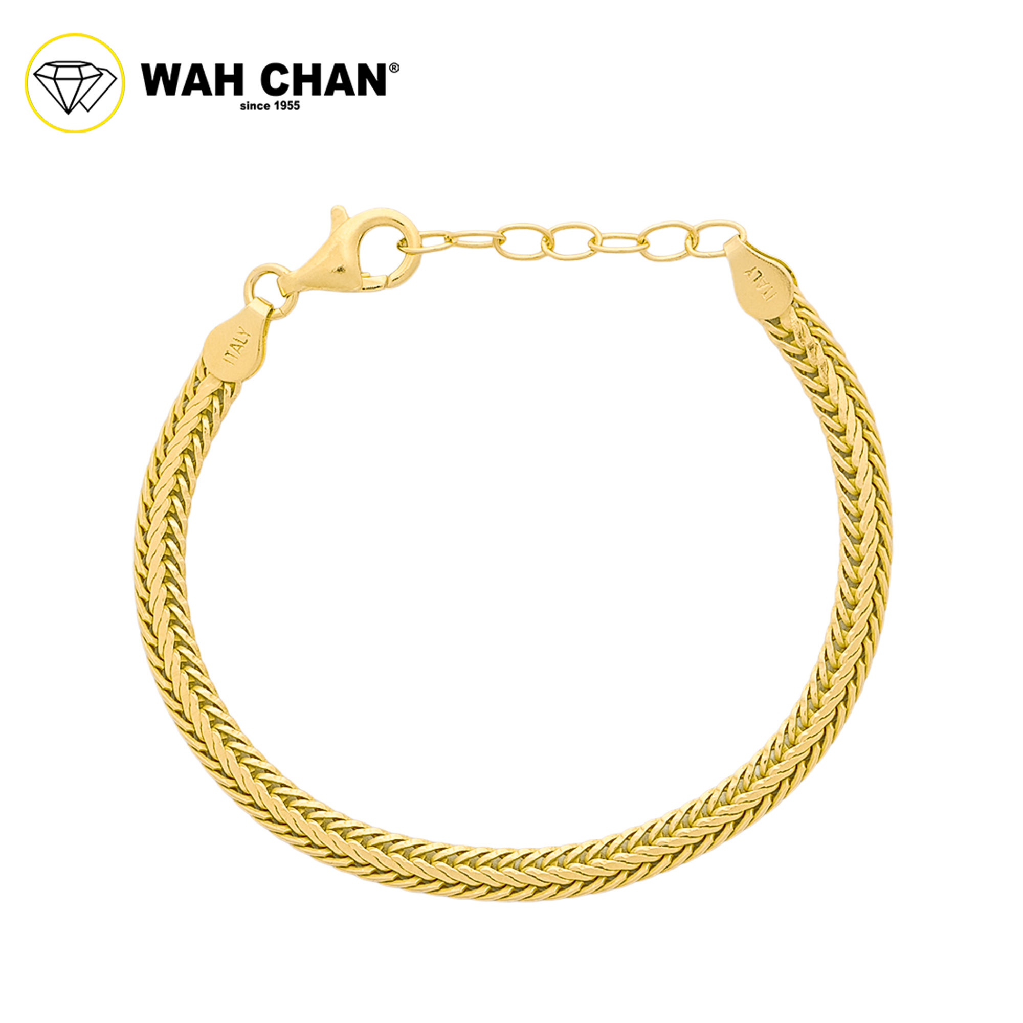 WAH CHAN S925 Sterling ITALIAN Silver Bracelet Bundle Deals 01 - NSBCO1016 + NSBCC1004 - Image 4
