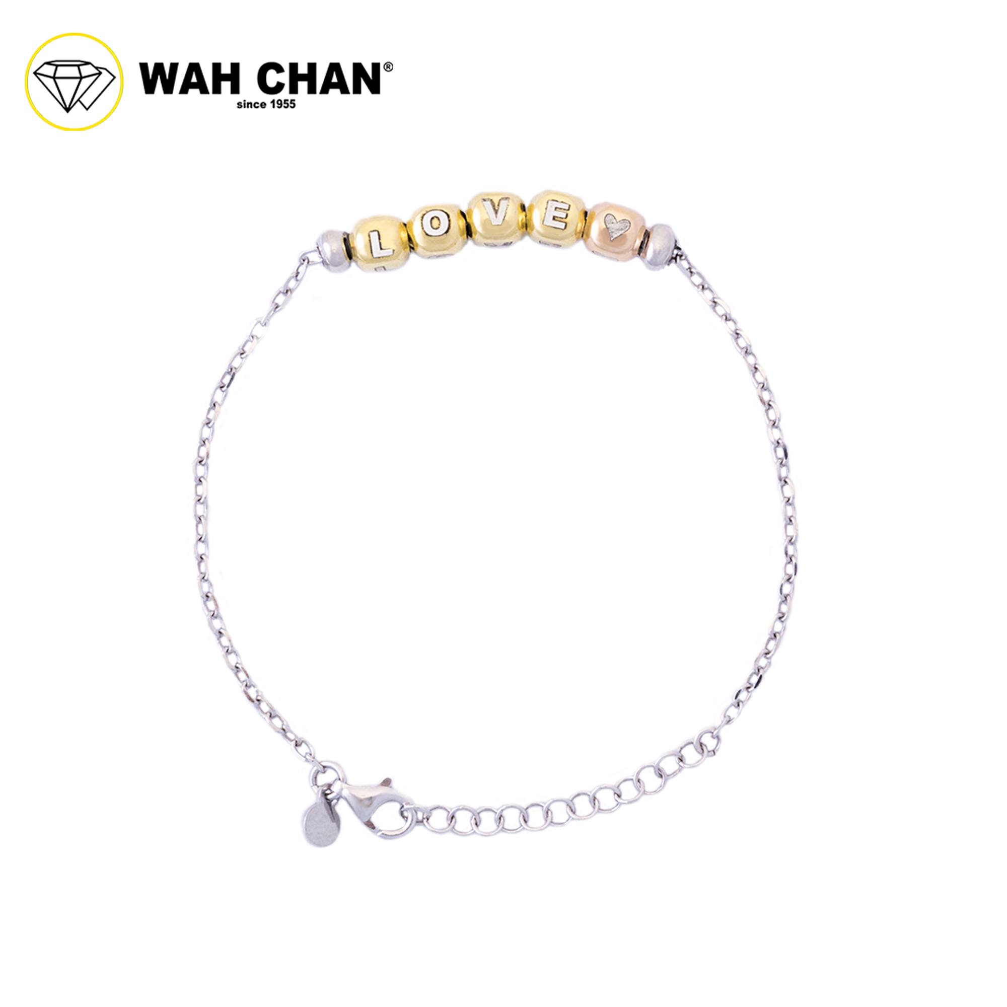 WAH CHAN S925 ITALIAN Silver Bracelet - NSBCC1013-3CR