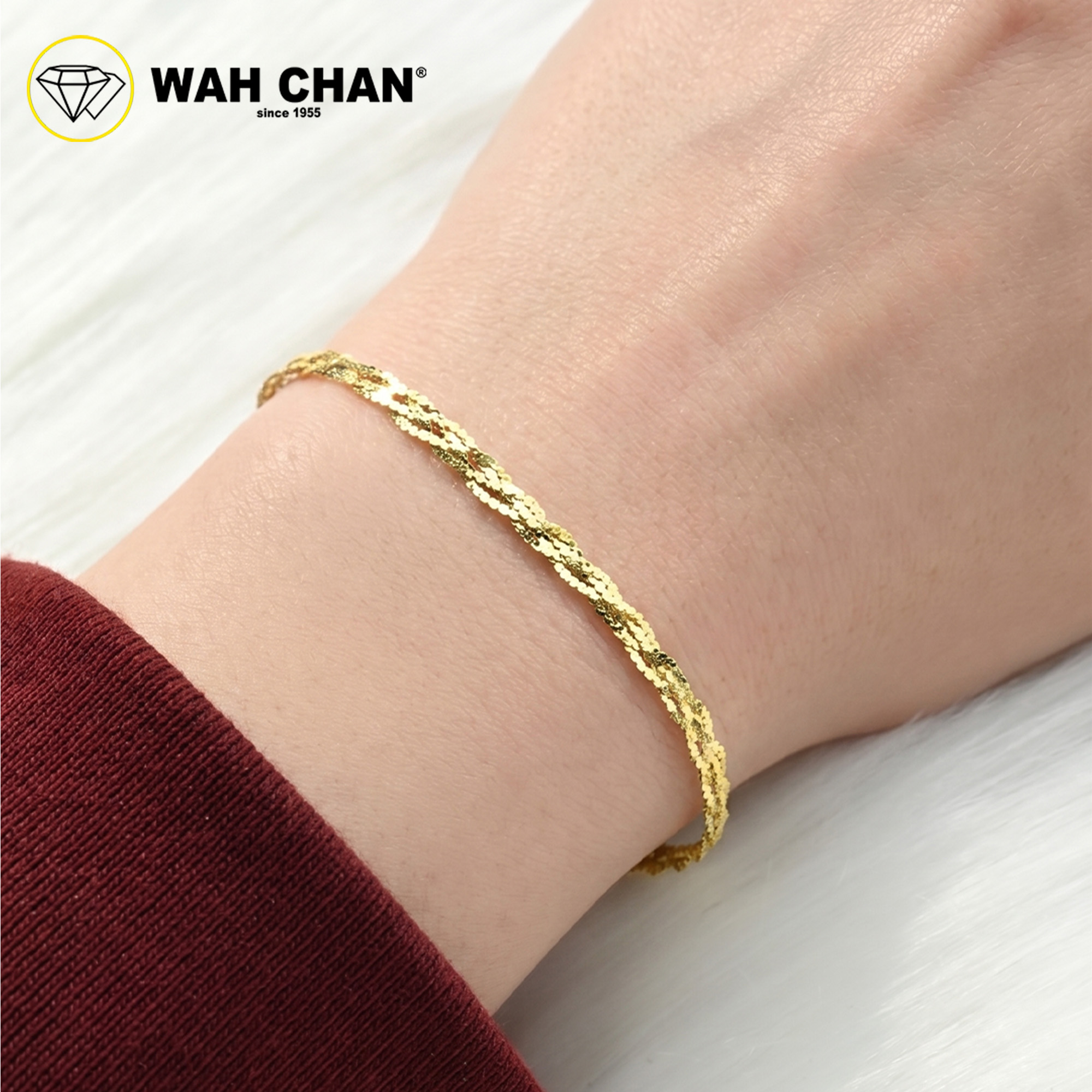 WAH CHAN S925 Sterling ITALIAN Silver Bracelet Bundle Deals 10 - NSBKRZ005 + NSBCRS020 - Image 3