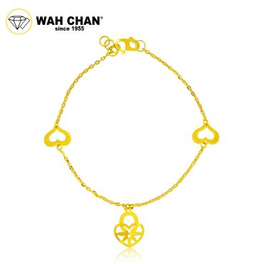 WAH CHAN 916 Gold Bracelet - Minimalist OSB1106A