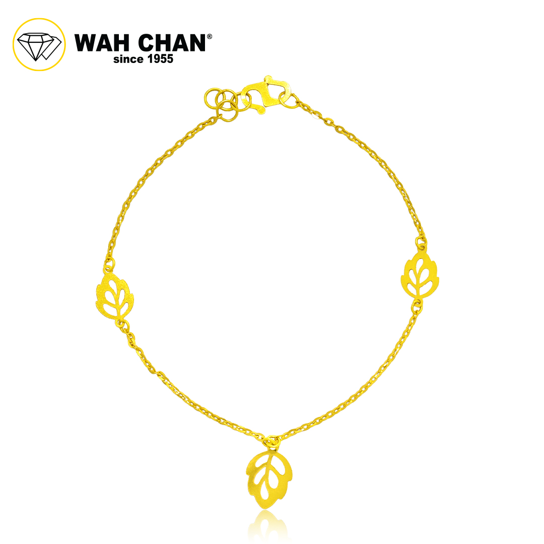 WAH CHAN 916 Gold Bracelet - Minimalist OSB1109A