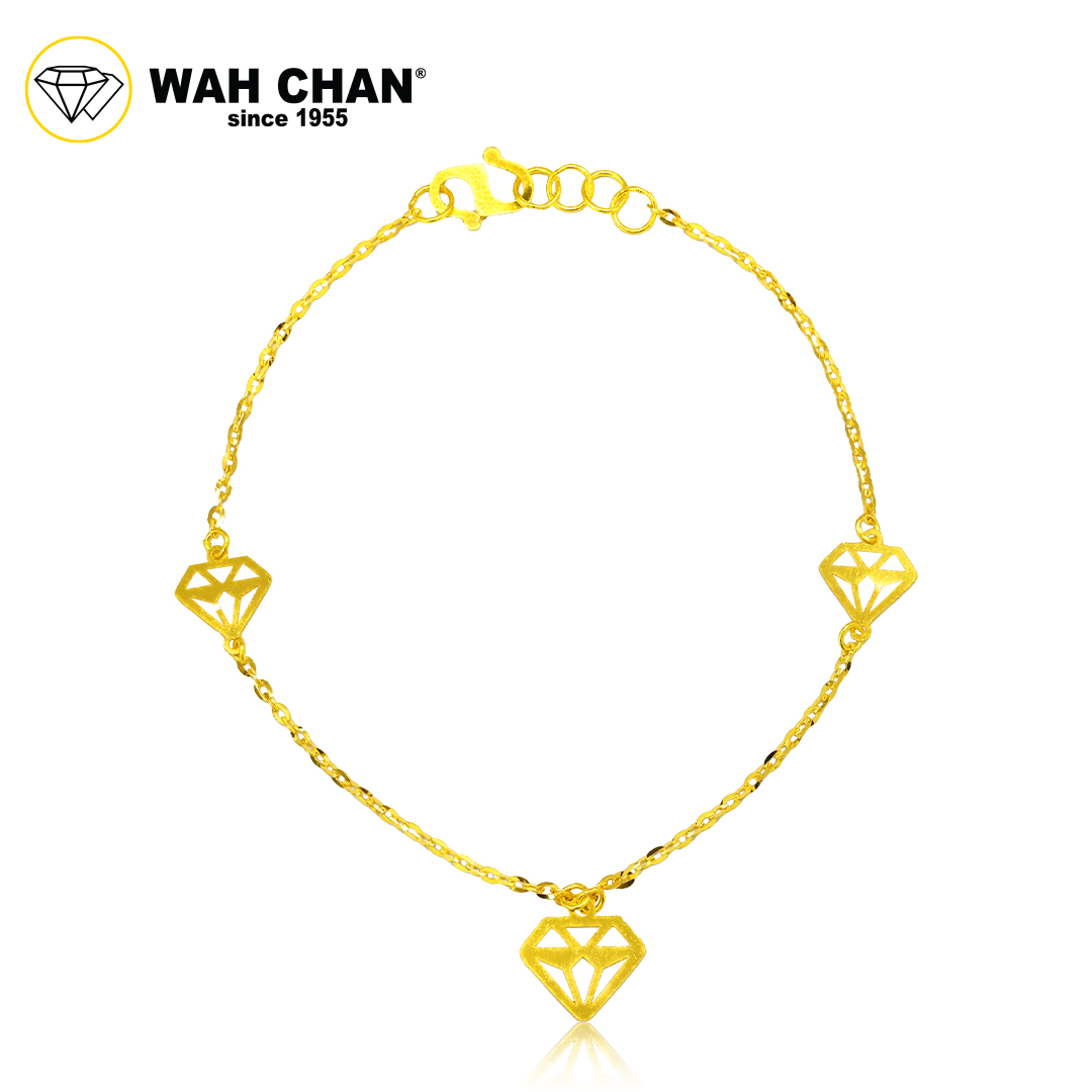 WAH CHAN 916 Gold Bracelet - Minimalist OSB1113A
