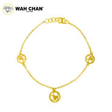 WAH CHAN 916 Gold Bracelet - Minimalist OSB1122A