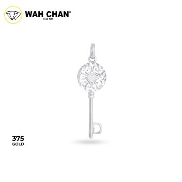 WAH CHAN 9K White Gold Pendant (PK01198-A01)