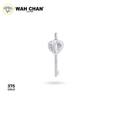 WAH CHAN 9K White Gold Pendant (PK01391-A01)
