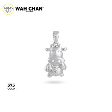 WAH CHAN 9K White Gold Diamond Pendant (PLK01827-A01)