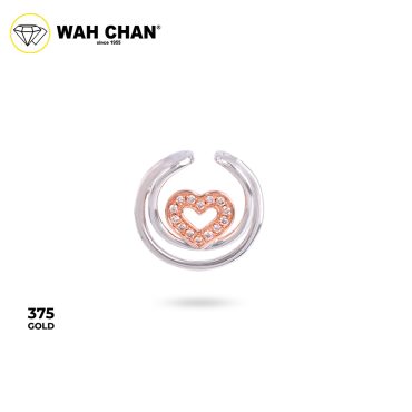 WAH CHAN 9K Rose Gold Diamond Pendant (PLK02160-A01)