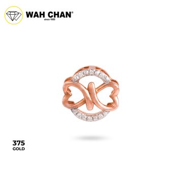 WAH CHAN 9K Rose Gold Diamond Pendant (PLK02161-A01)