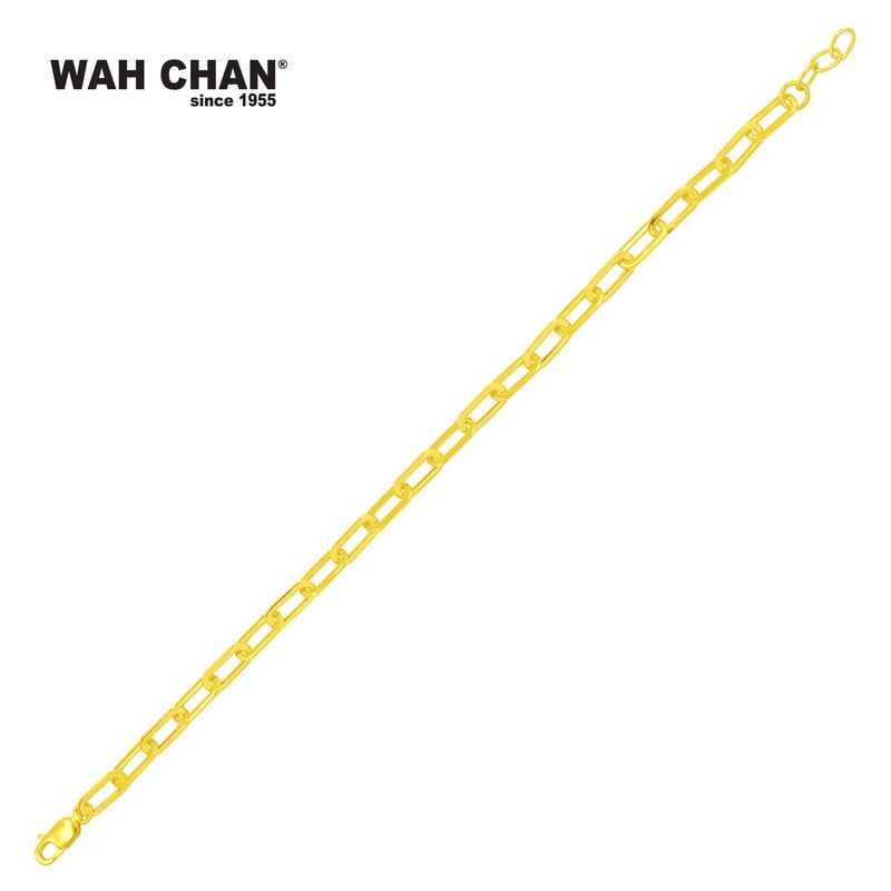 916 Gold Bracelet – Lobster Claw Chain – Wah Chan